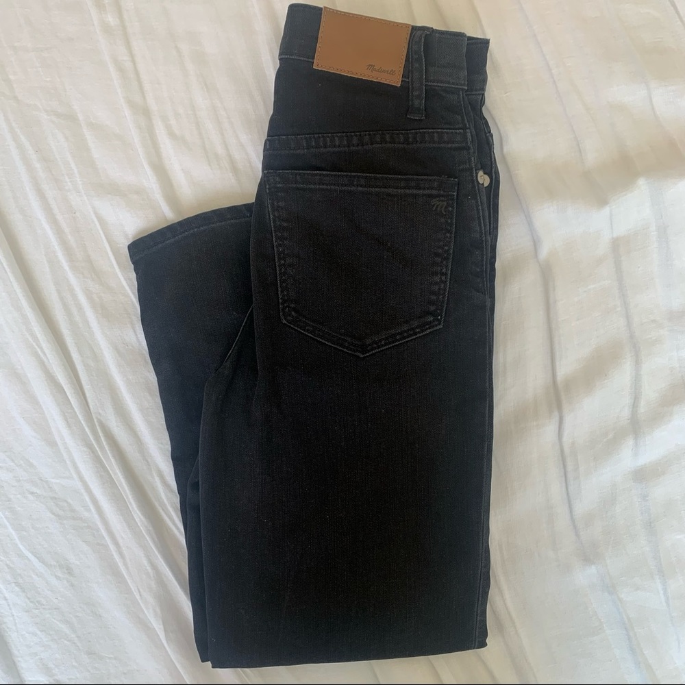 MADEWELL Slim Wide-Leg Crop Denim
